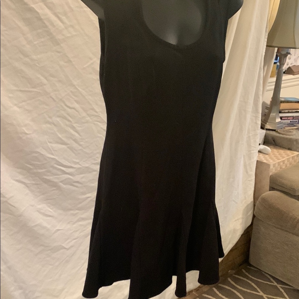 Rebecca Minkoff Black Fit and Flare Mini Dress - Picture 2 of 7